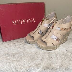 Merona Wedge Heels Brand New With tags